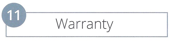 11. Warranty