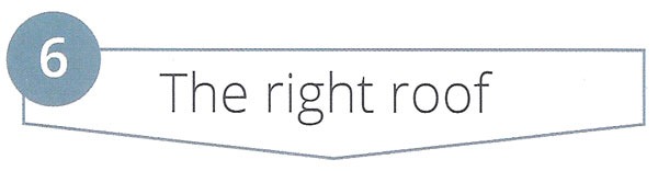 6. The right roof