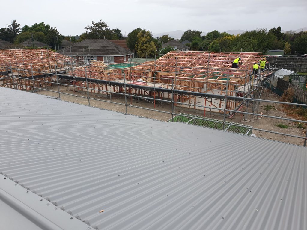 Roofing installation for Housing New Zealand units