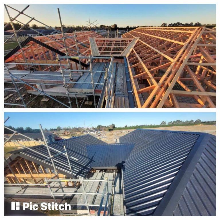 New build roof – before & after - Roofline Canterbury