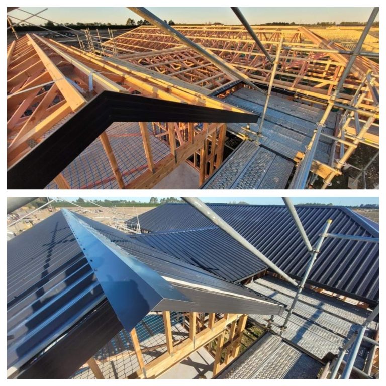 New build roof – before & after - Roofline Canterbury