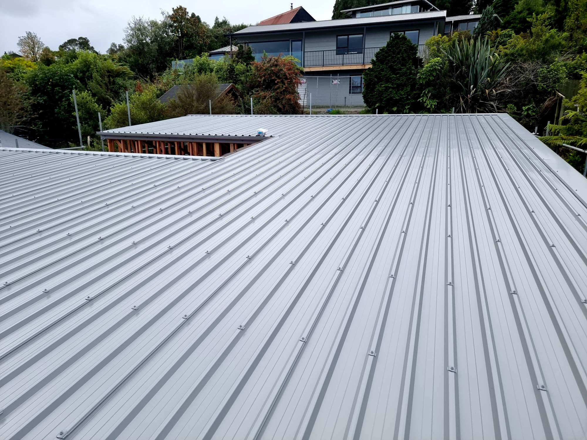 Long run steel makes great roofing material
